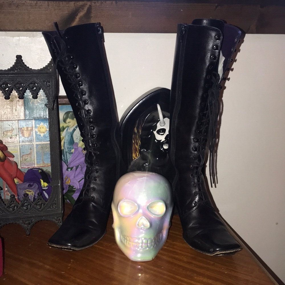 🦇Freelance Classics Victorian Goth Boots🦇 - Picture 2 of 8